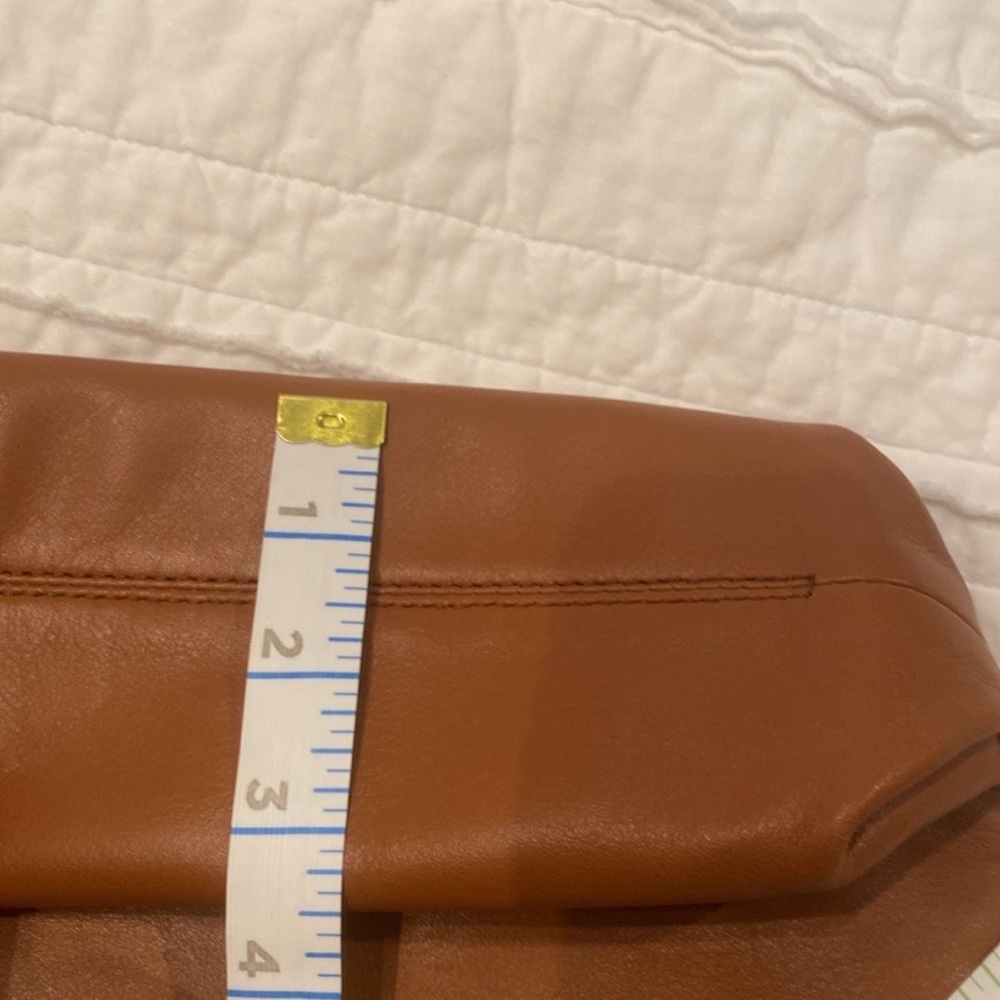 J. Crew Tan Leather Crossbody Bag - Picture 6 of 7